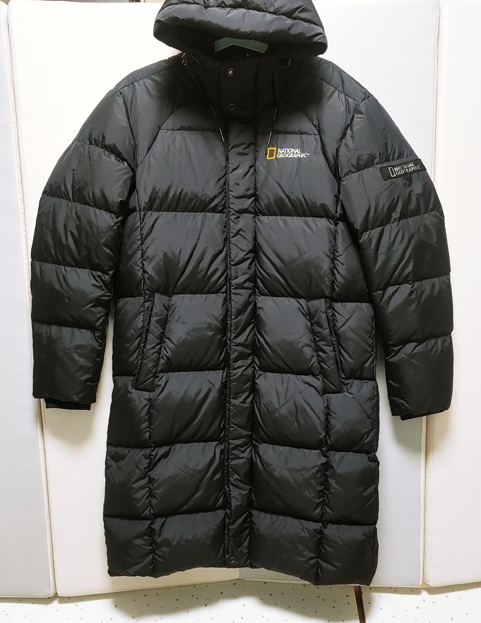 [L] 내셔널 지오그래픽 롱패딩점퍼 블랙540