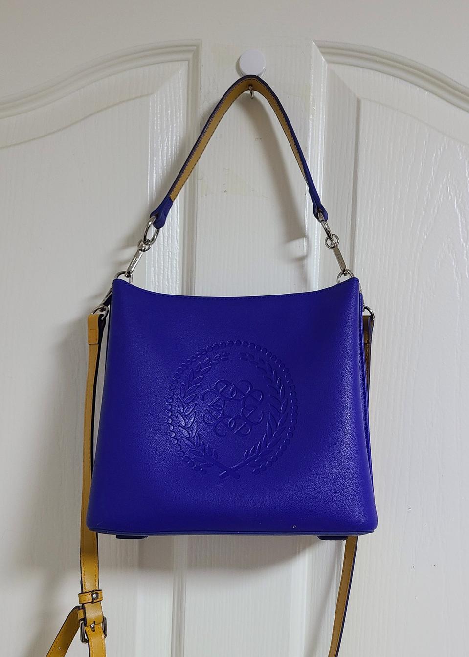 엘레강스(ELEGANCE PARIS) 코발트 크로스 버킷백