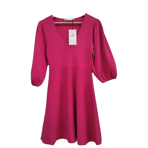 자라 Zara 새상품 핑크 원피스 여 L A501