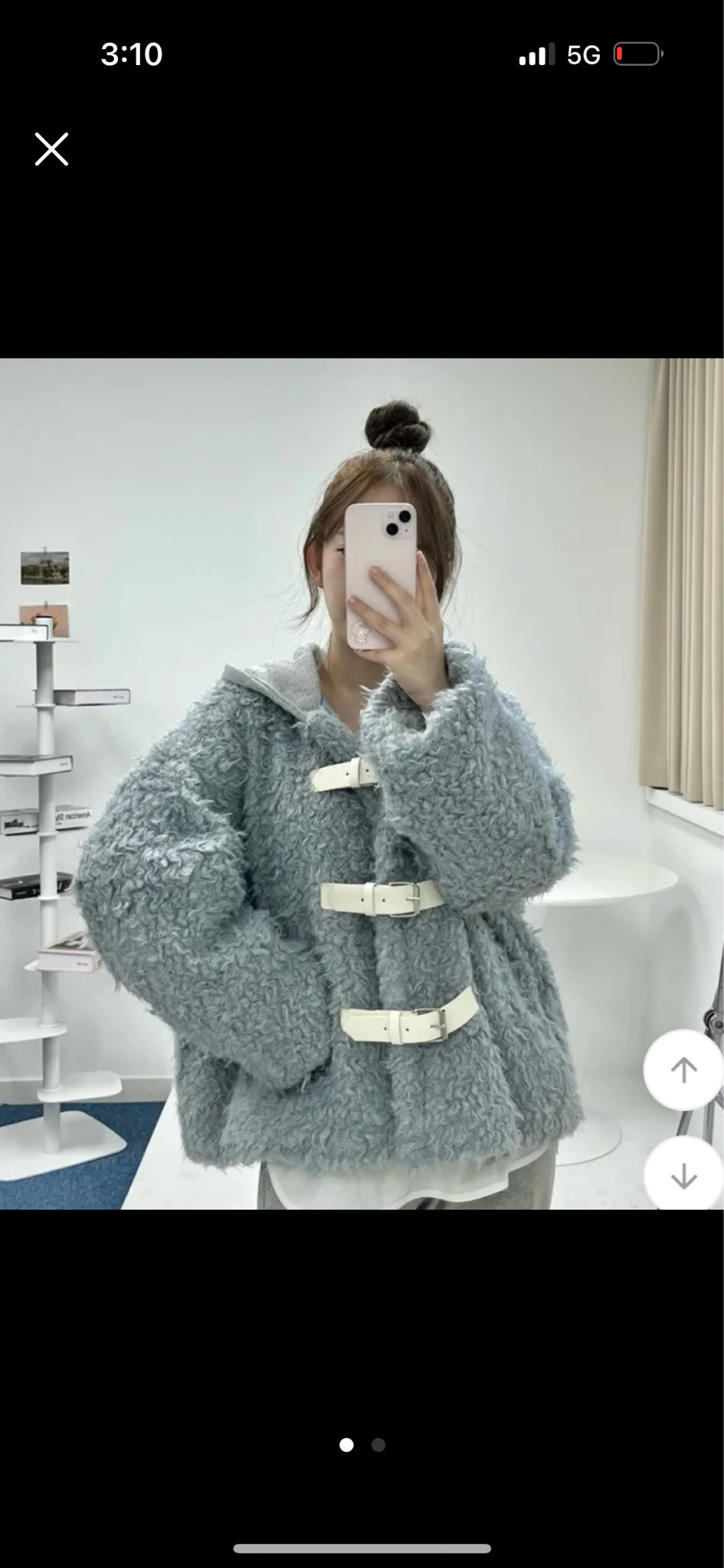 뽀글이 버클후드자켓