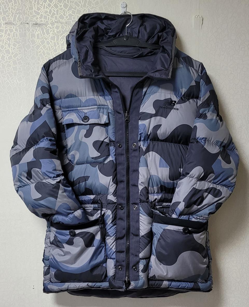 뉴발란스 구스다운 양면 야상패딩 헤비다운 남성용 100(L)