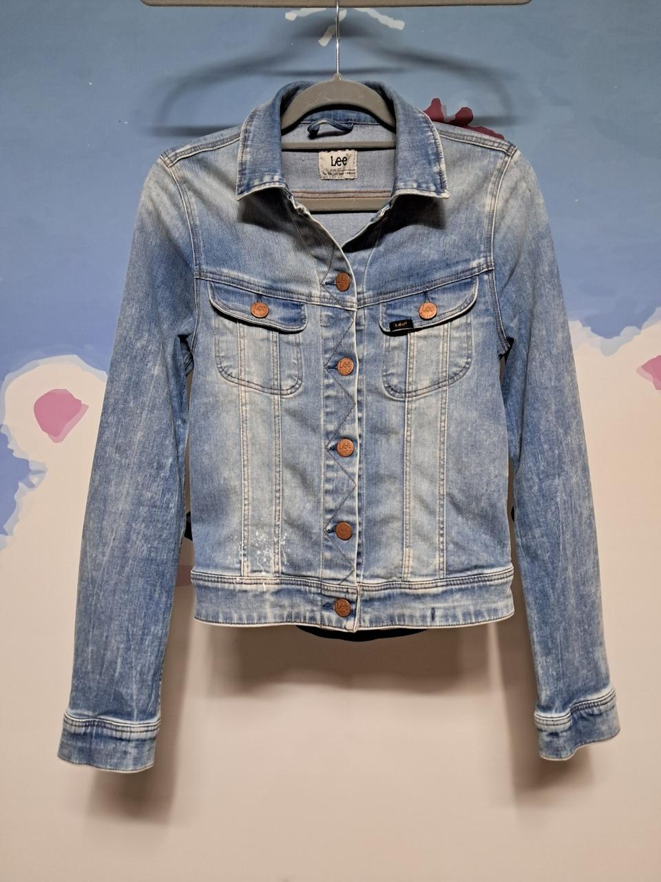 (XS) LEE 리 우먼 슬림 라이더 스판 청자켓