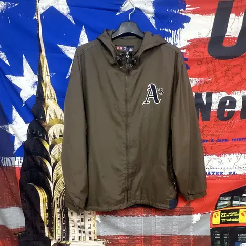 s급 Mlb la에인절스 오버핏 바람막이점퍼2xl 110