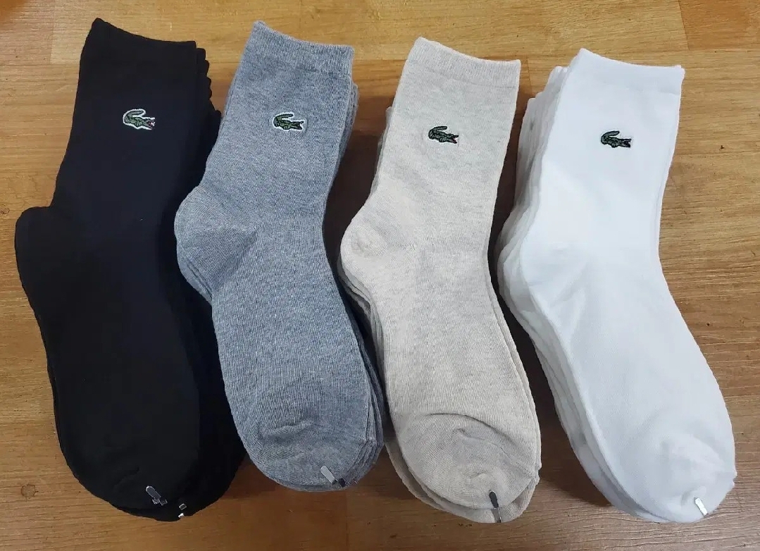 라코스테 중목 양말 여성용 10켤레