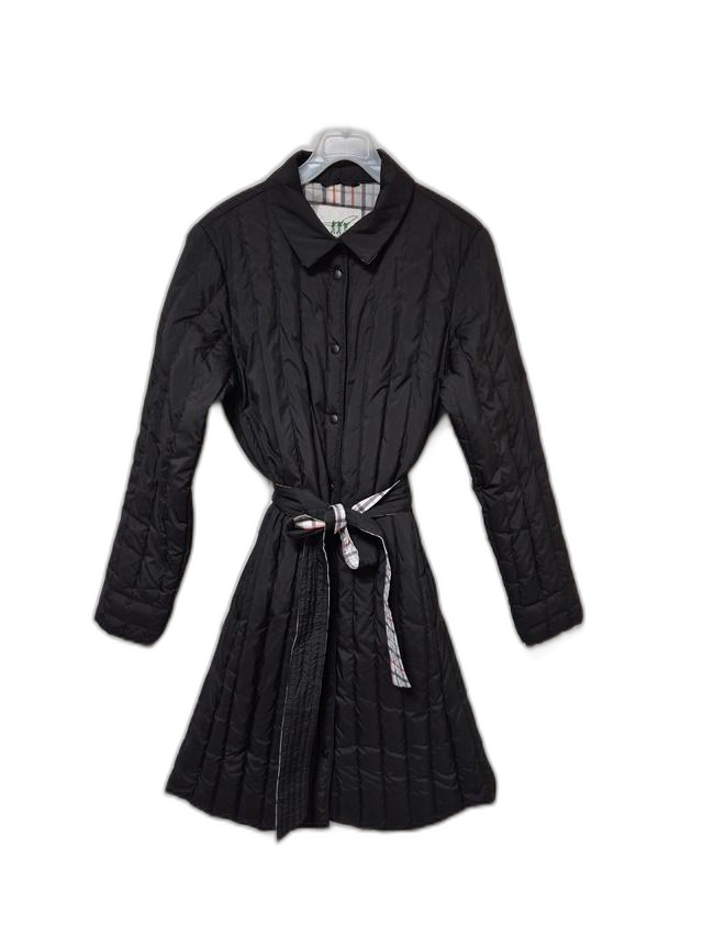 헨리코튼 골프 거위털 벨티드 여성 겨울용 여자경량구스다운패딩점퍼코트90