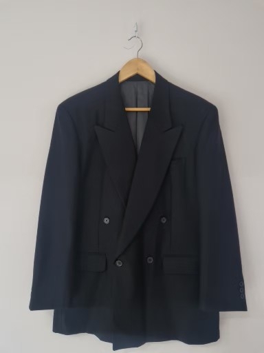랑방 정품 더블버튼 블랙 자켓(일본판,남성100 사이즈)