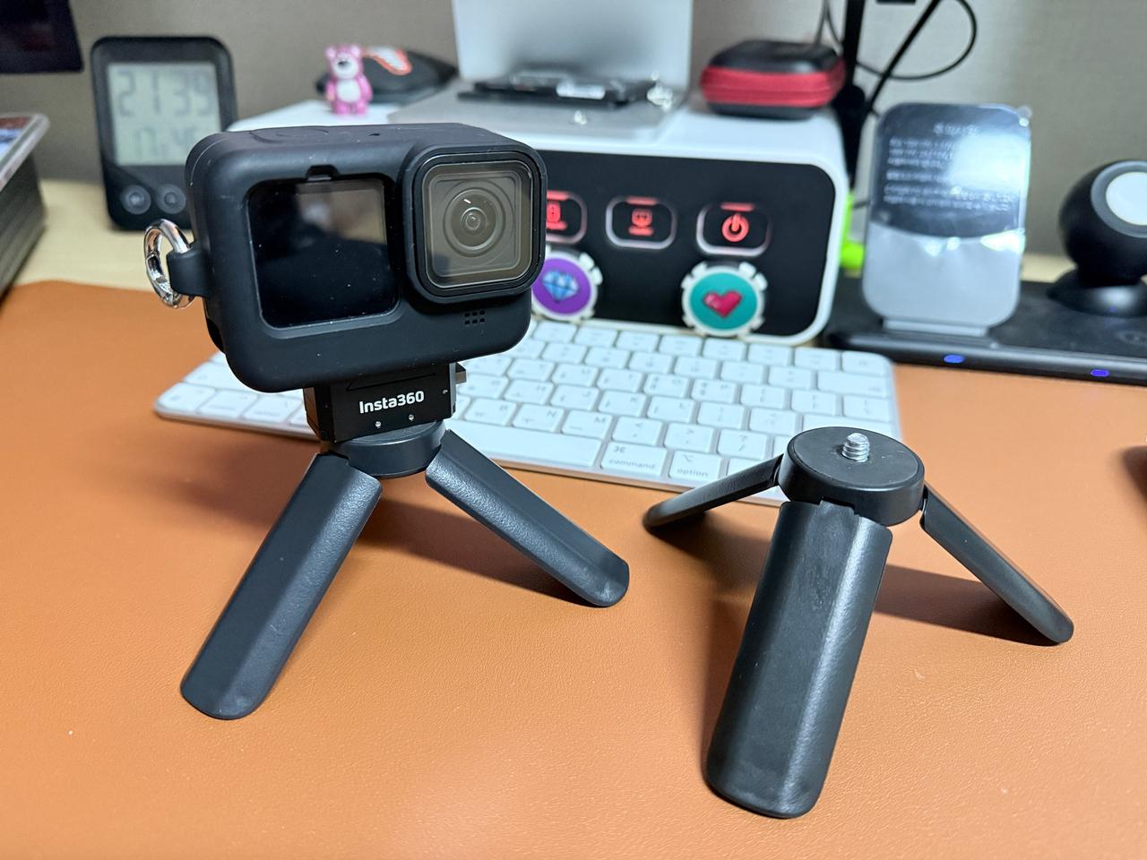 Action & small cámaras mini tripod.