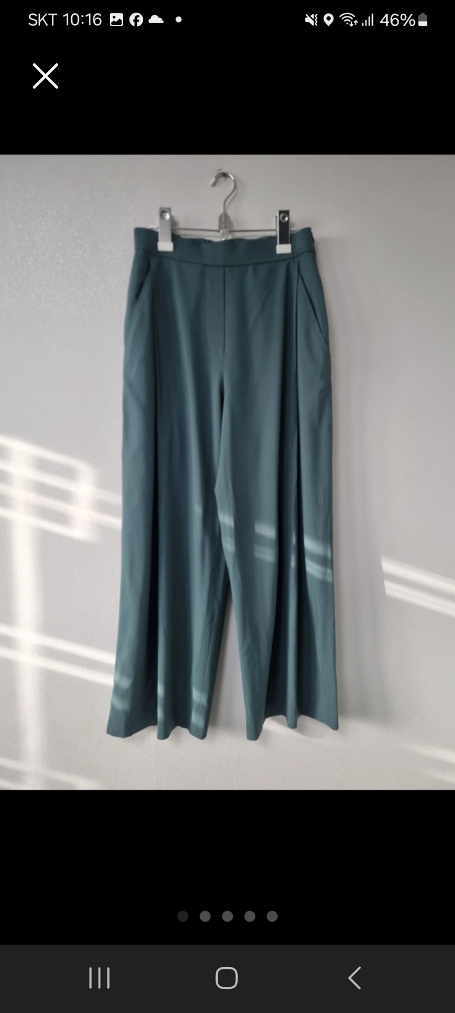 더캐시미어  와이드 모 팬츠  64