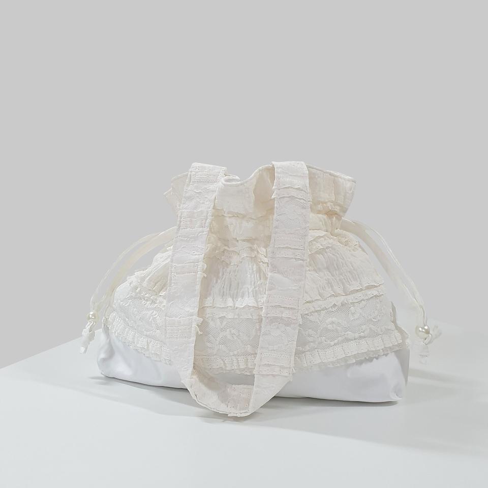 레이스 스트링 숄더백