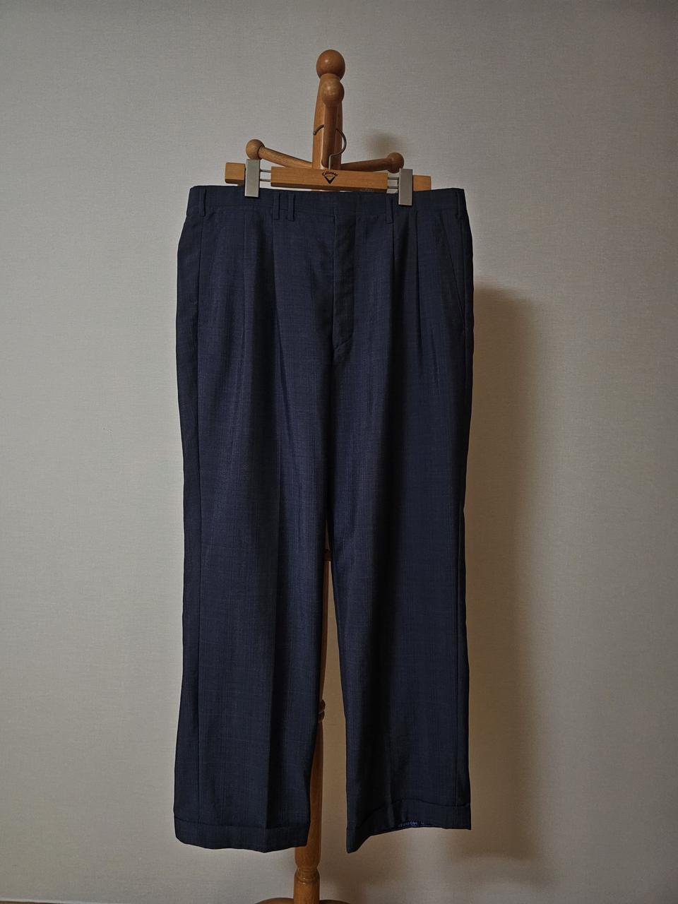 KENT CUSTOM TAILOR 고급 체크 정장 바지