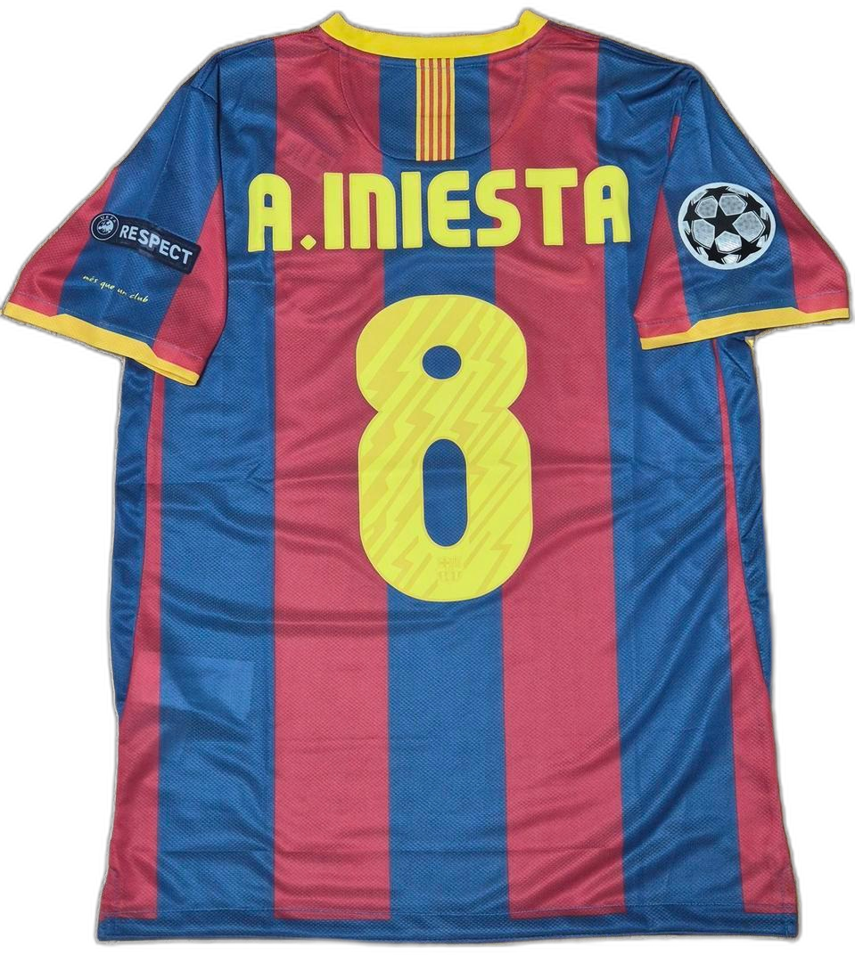 10-11 바르셀로나 홈 이니에스타 유니폼 M사이즈