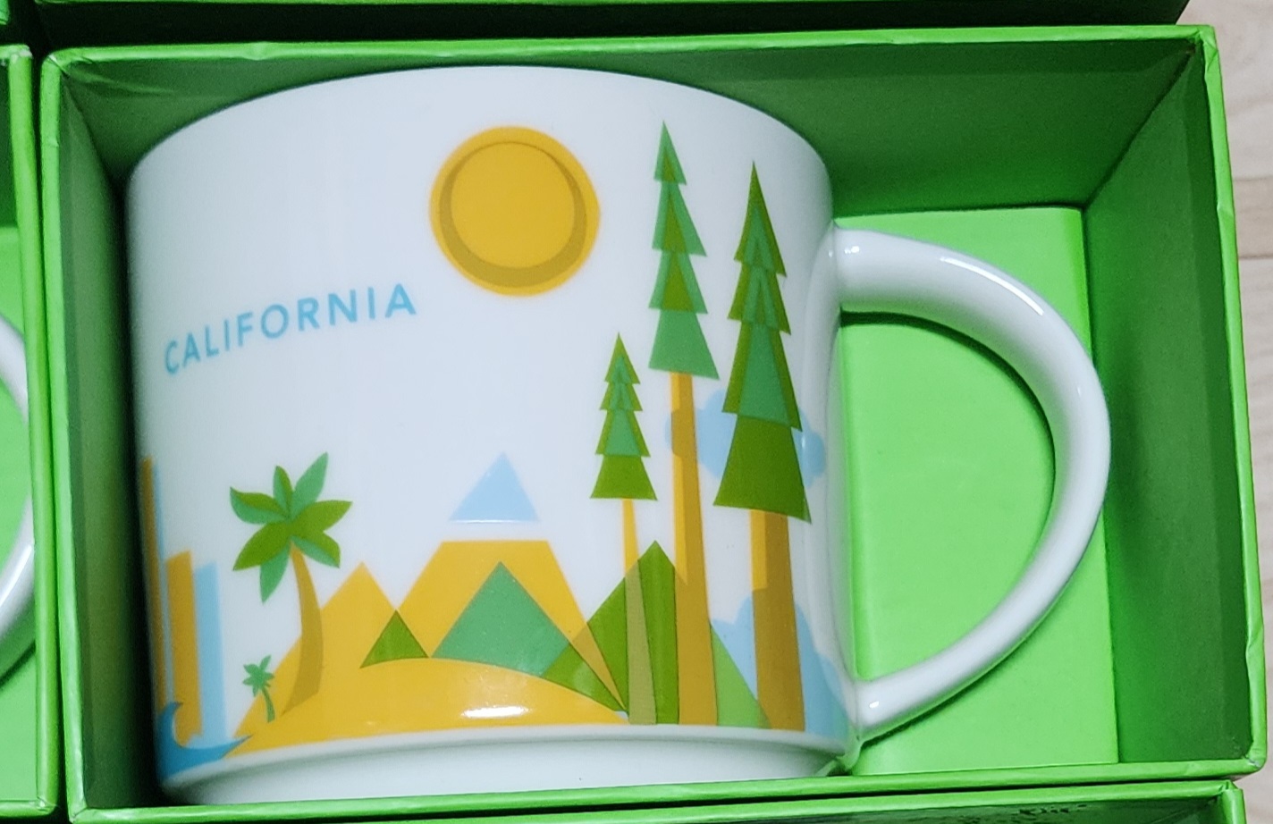 스타벅스 캘리포니아 유아히어 머그 414ml (시티머그)