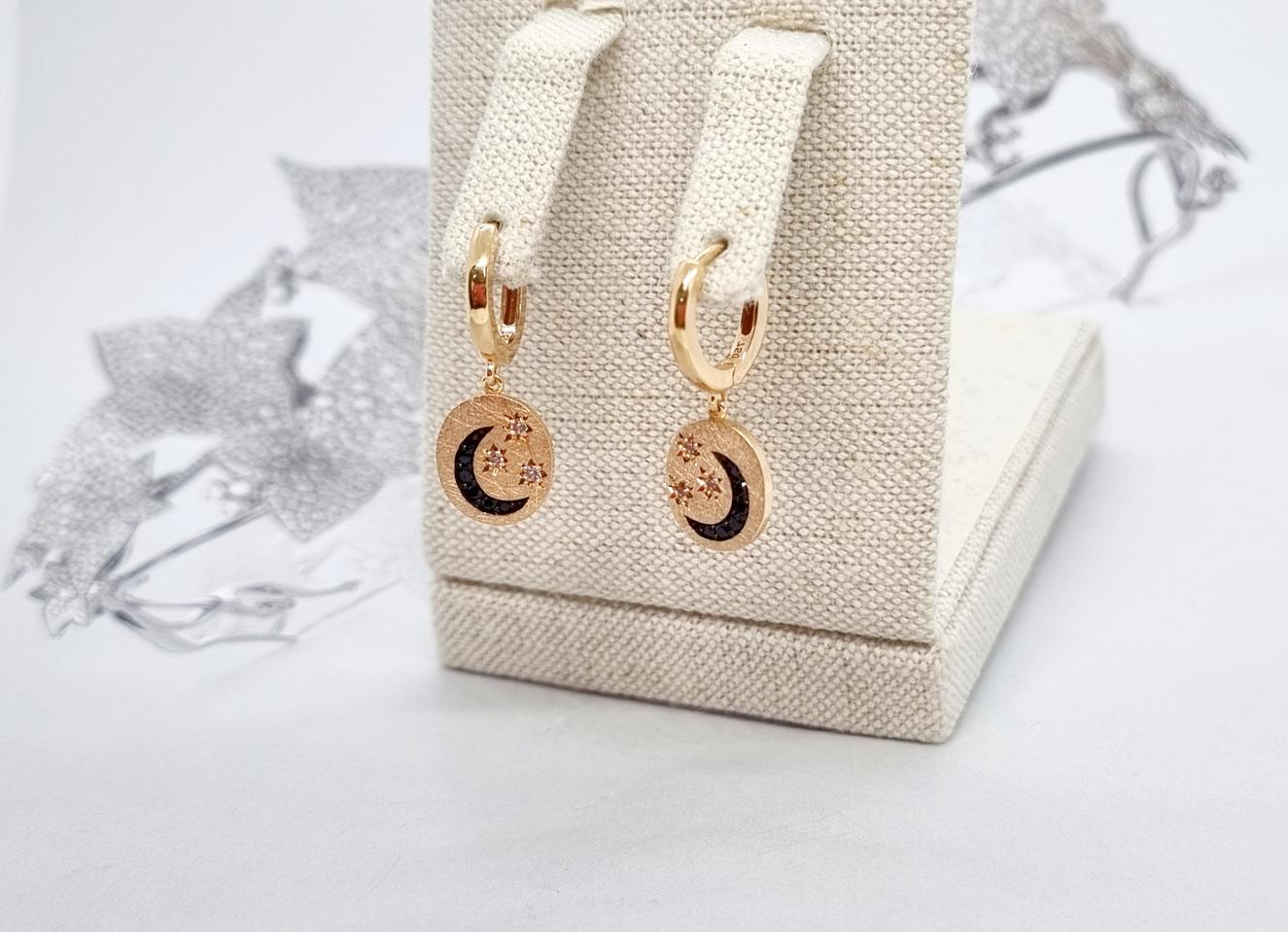 18k별달귀걸이(Dia)