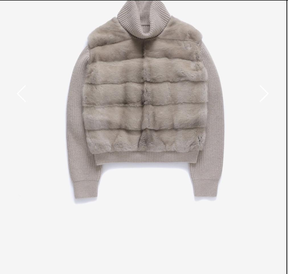 새제품 이탈리아 수입 밍크 니트 42 ( S사이즈)