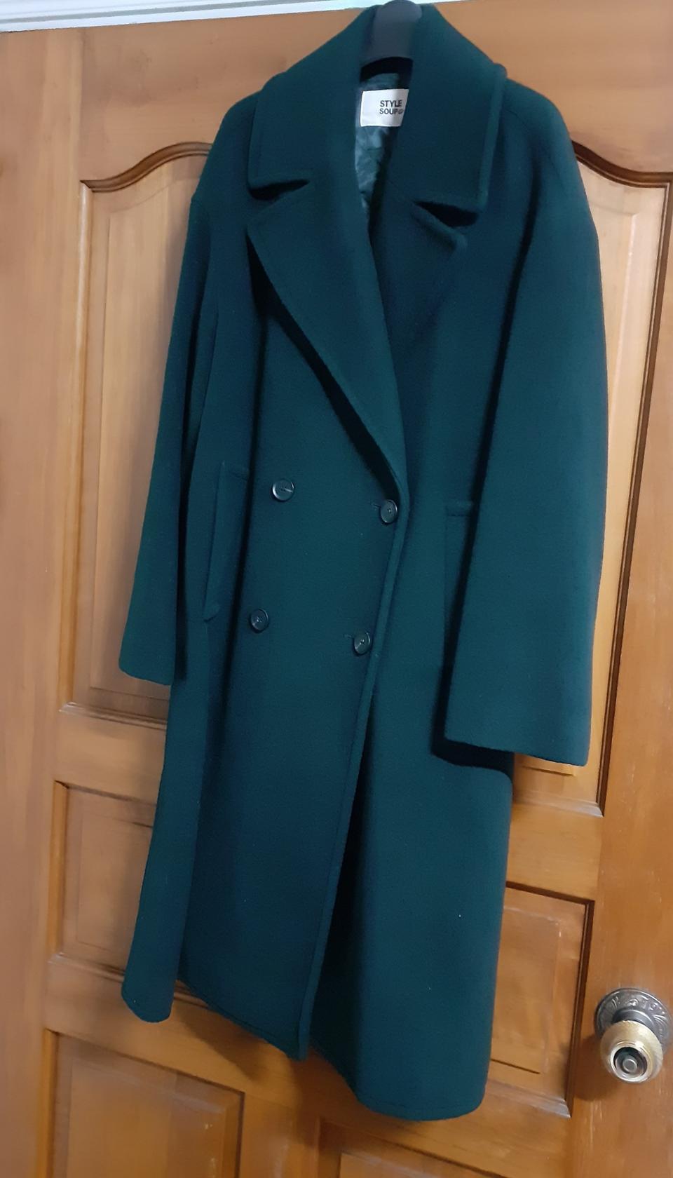 SOUP 숲 ( 거의 새옷 ) => 울 혼방 누빔코트 -프리사이즈