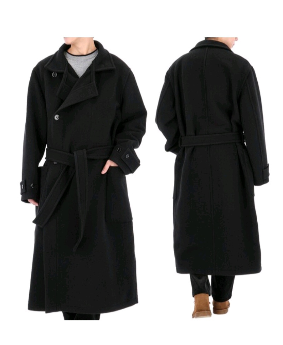 르메르 24년 랩코트 팔아요 블랙