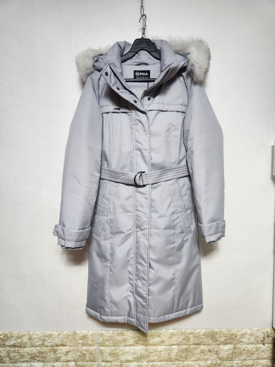 여 PGA 골프 폭스퍼 구스(거위) 롱패딩ㅡ90(55