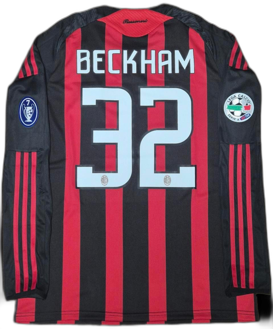 08-09 AC밀란 베컴 긴팔유니폼 L사이즈