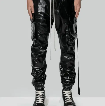 (정가130) 릭오웬스 SLQ 코팅 조거 팬츠