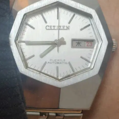 시티즌 빈티지 팔각 베젤 오토매틱 시계