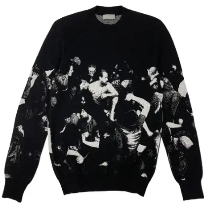 [당일배송]디올 한정판 니트 스웨터 17FW Mosh Pit