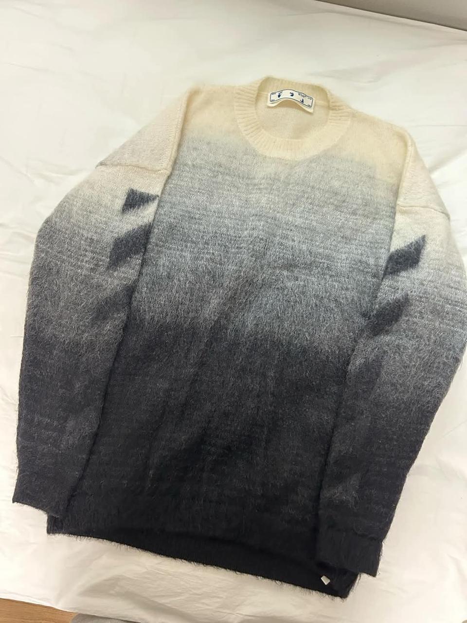 오프화이트 모헤어 니트 M