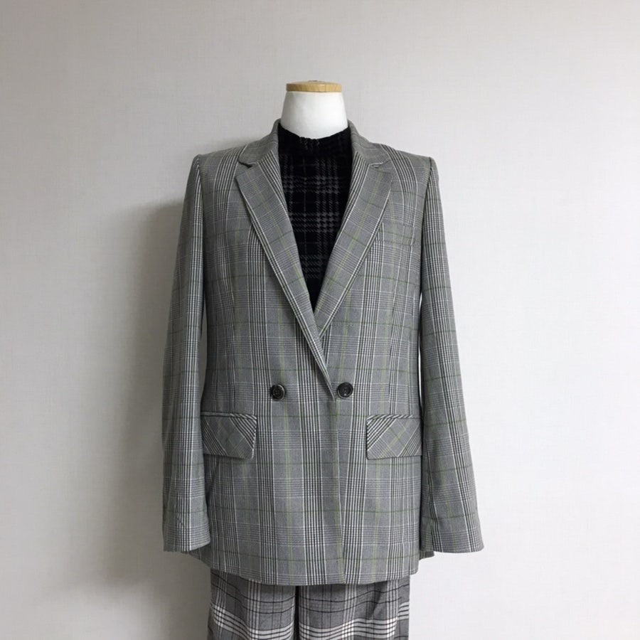 잇미샤 글렌체크자켓