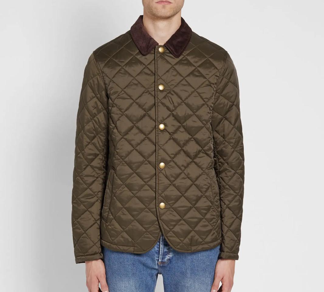 바버 드릴 헤리티지 퀼팅자켓(새상품)100사이즈(미착용)