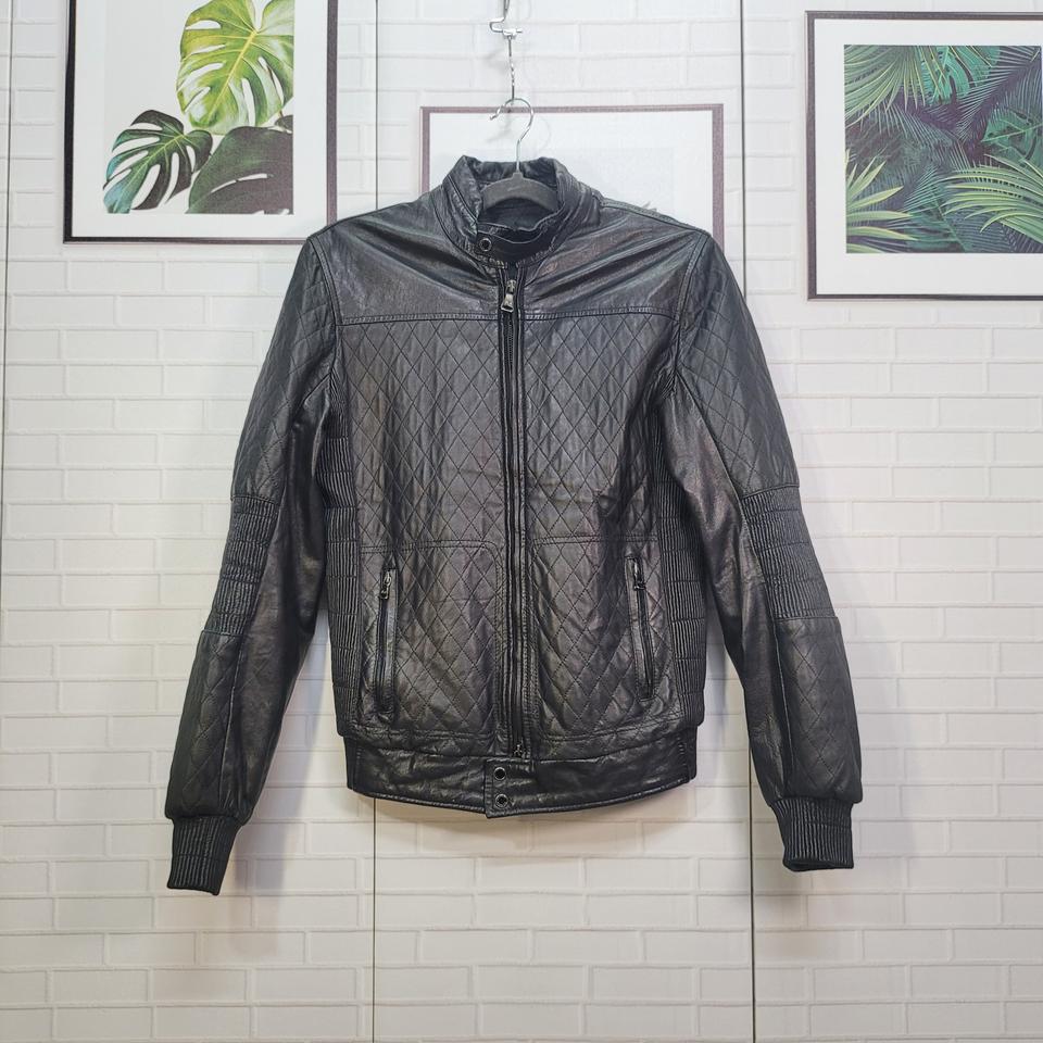 Daniele Alessandrini 다니엘 알레산드리니 가죽 자켓 집업