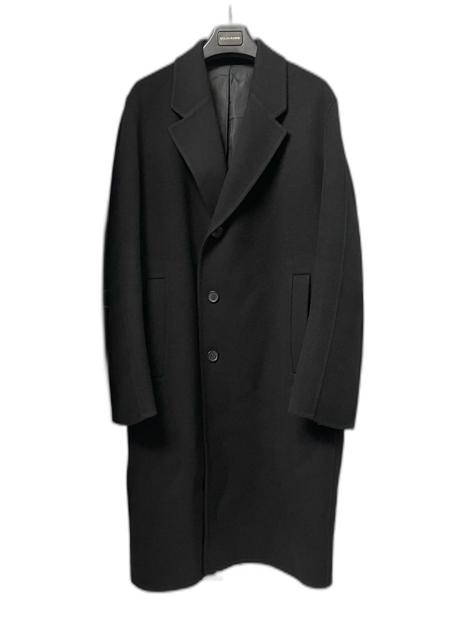 솔리드옴므 블랙 캐시미어 핸드메이드 코트 48사이즈