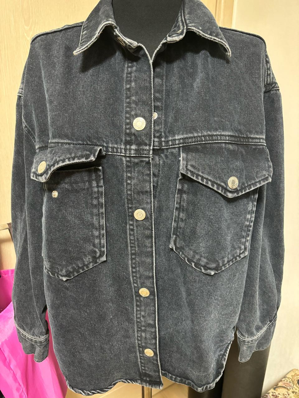 자라 데님 재킷 겸 셔츠(xs)