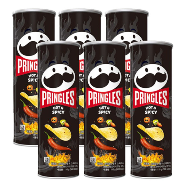 프링글스 매운맛 110g 6개 스파이시