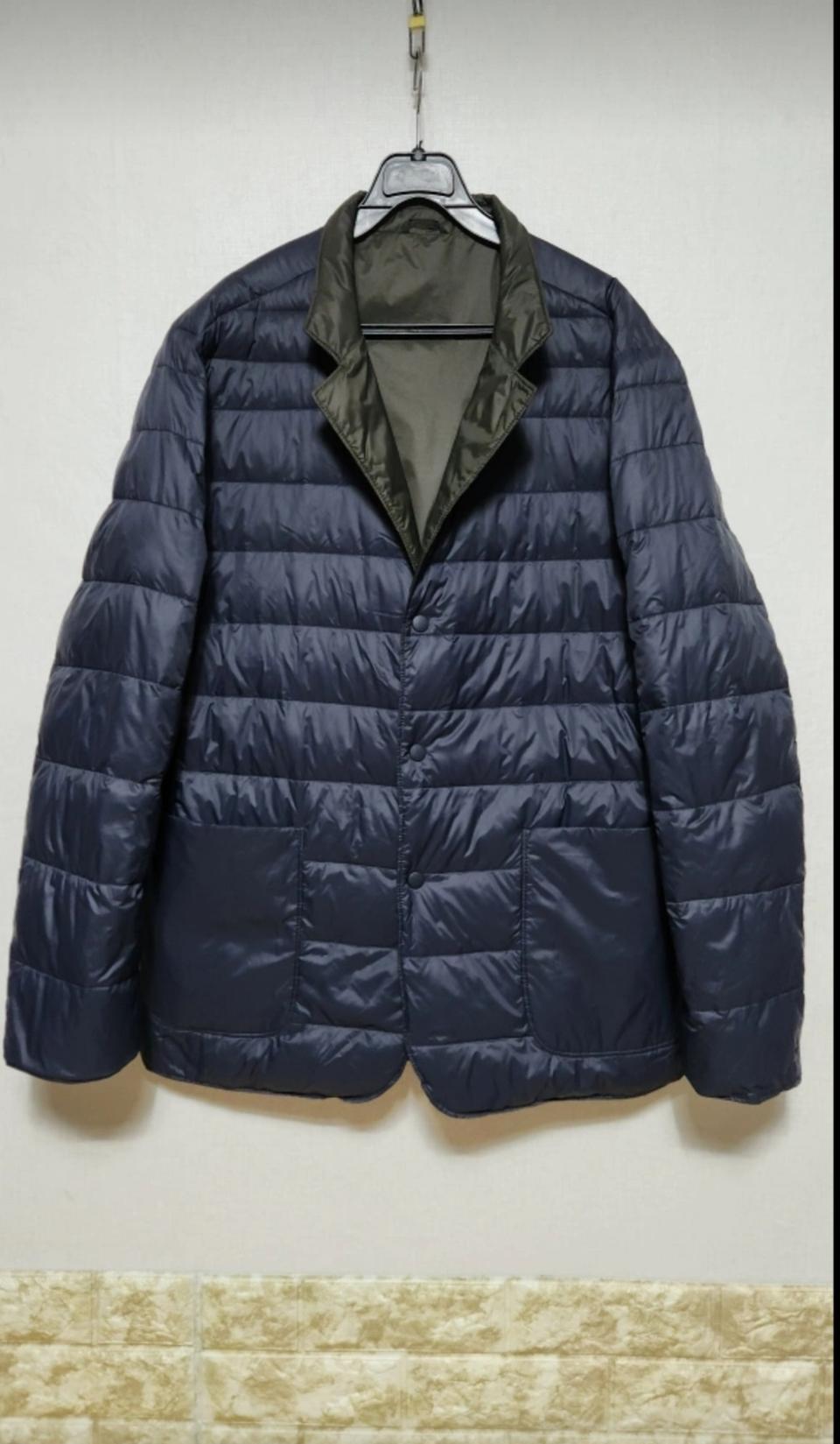 남 빈폴 리버시블 구스 경량 패딩자켓ㅡ100
