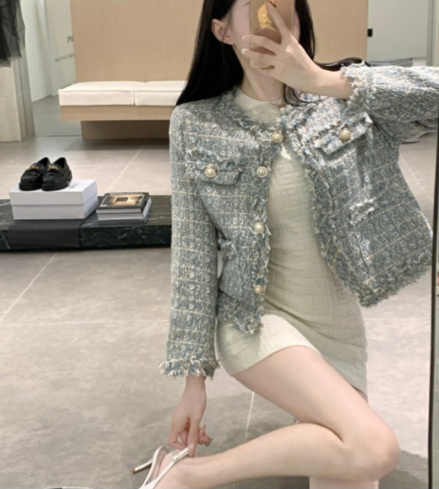 퀄리티 굿! 트위드 자켓 하객룩 학부모룩 데이트룩