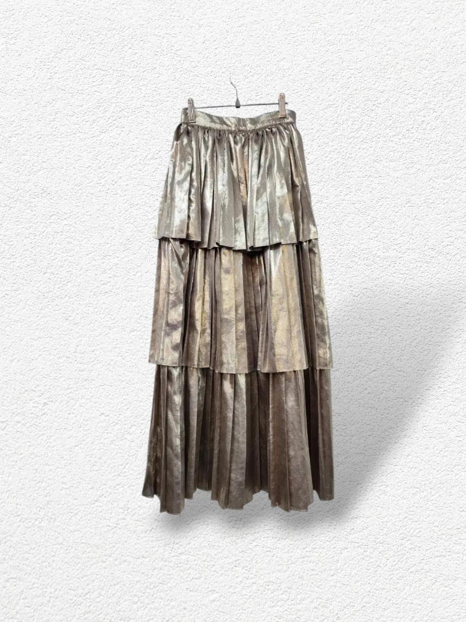 플리츠 롱스커트 XS