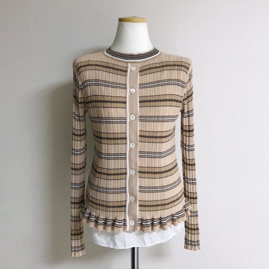 Derek Lam 10 Crosby 러플 니트티