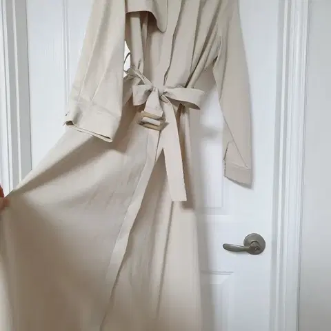 (77사이즈)트렌치코트,트렌치자켓,트렌치형 원피스,셔츠형 날개 롱원피스