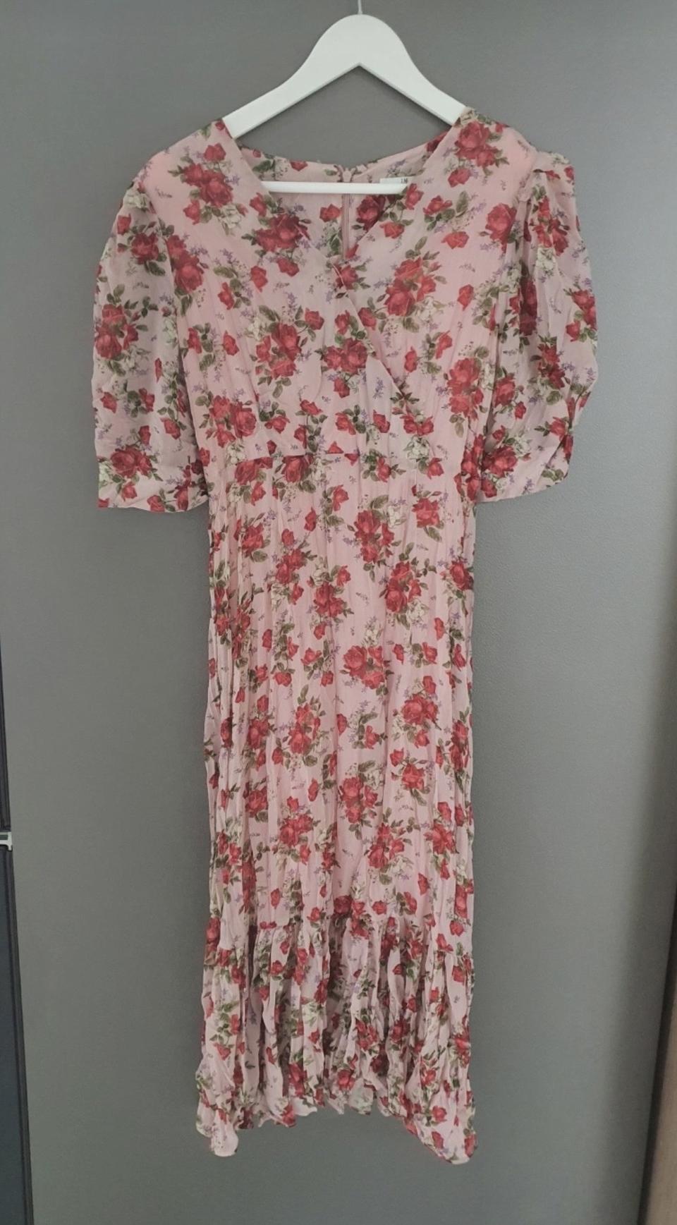 새상품)플라워 롱 원피스