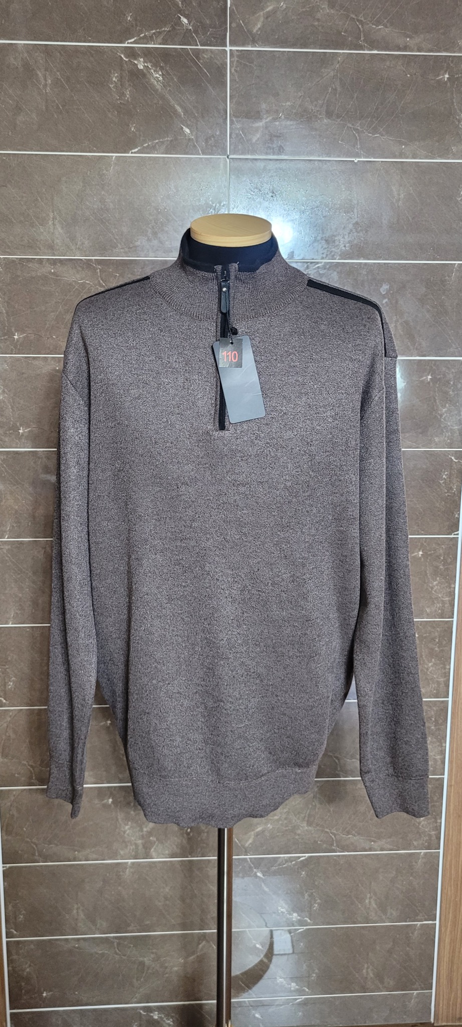 (남성 110사이즈) 텍 붙은 세상부드러운 니트