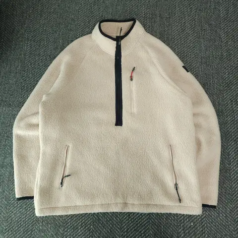 코오롱 폴라텍 플리스 핑크 아노락 여성 100