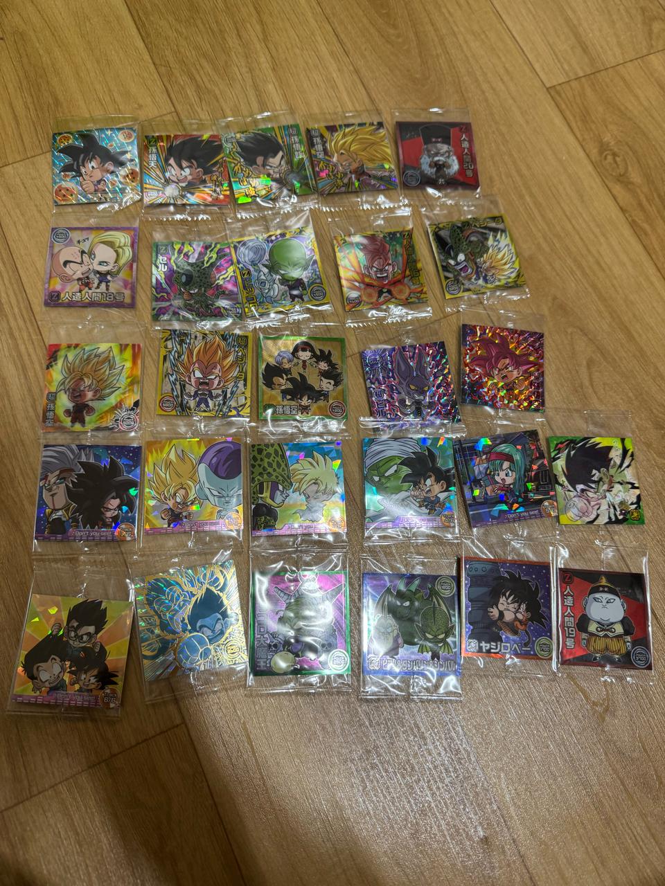 드래곤볼 스티커 일괄 일본판