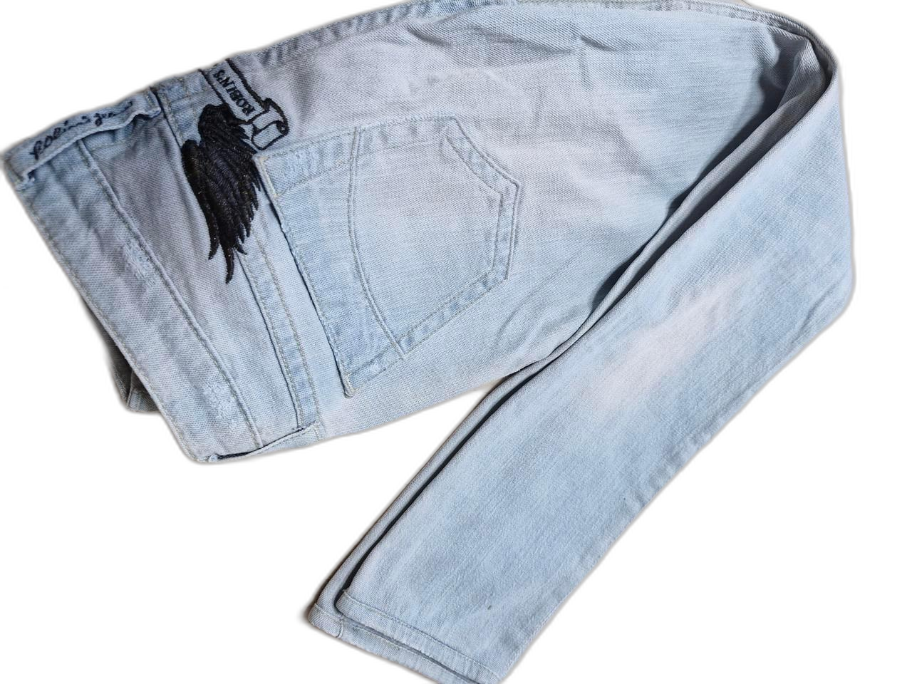 로빈스진. 블랙윙. 귀한. 여성 청바지 26