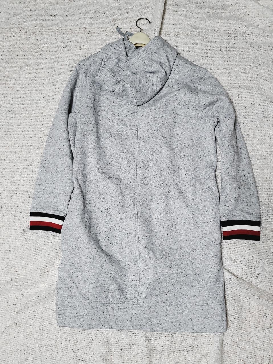 [타미힐피거] 반집업 원피스 멜란지그레이