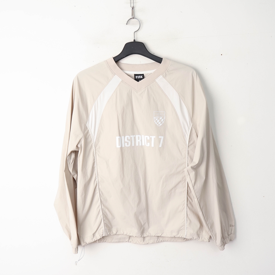 90/FIFA 1904 세미오버핏 배색 우븐 피스테