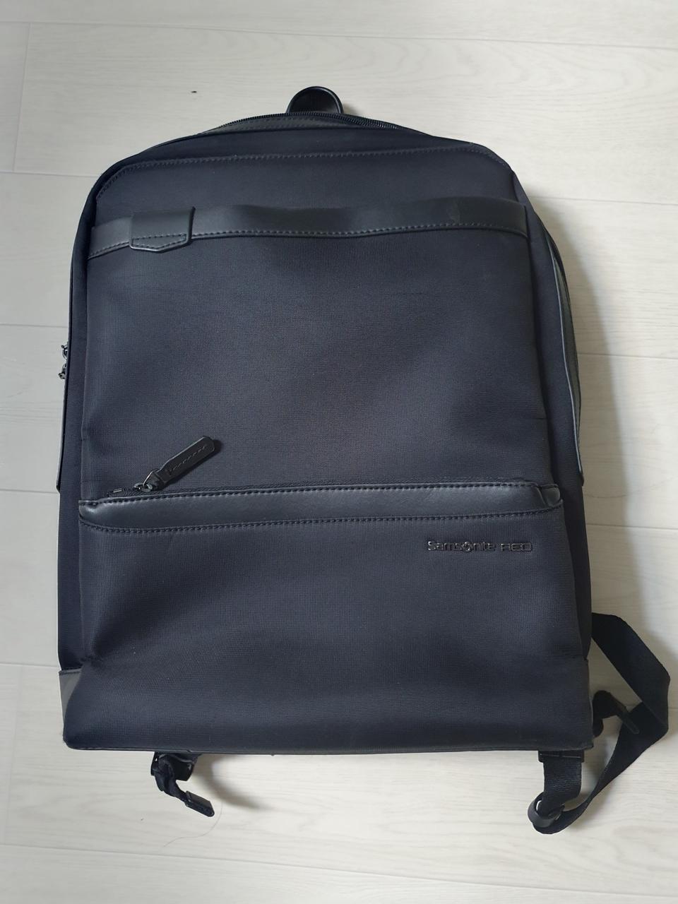 택포) 샘소나이트 검정 비즈니스 백팩