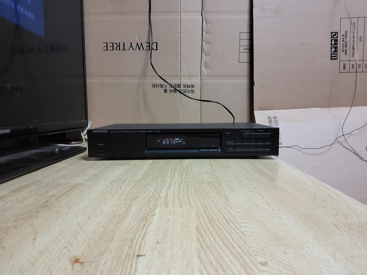 KENWOOD 켄우드 튜너 KT 59 (오디오 앰프 음향기기.음향플레이어