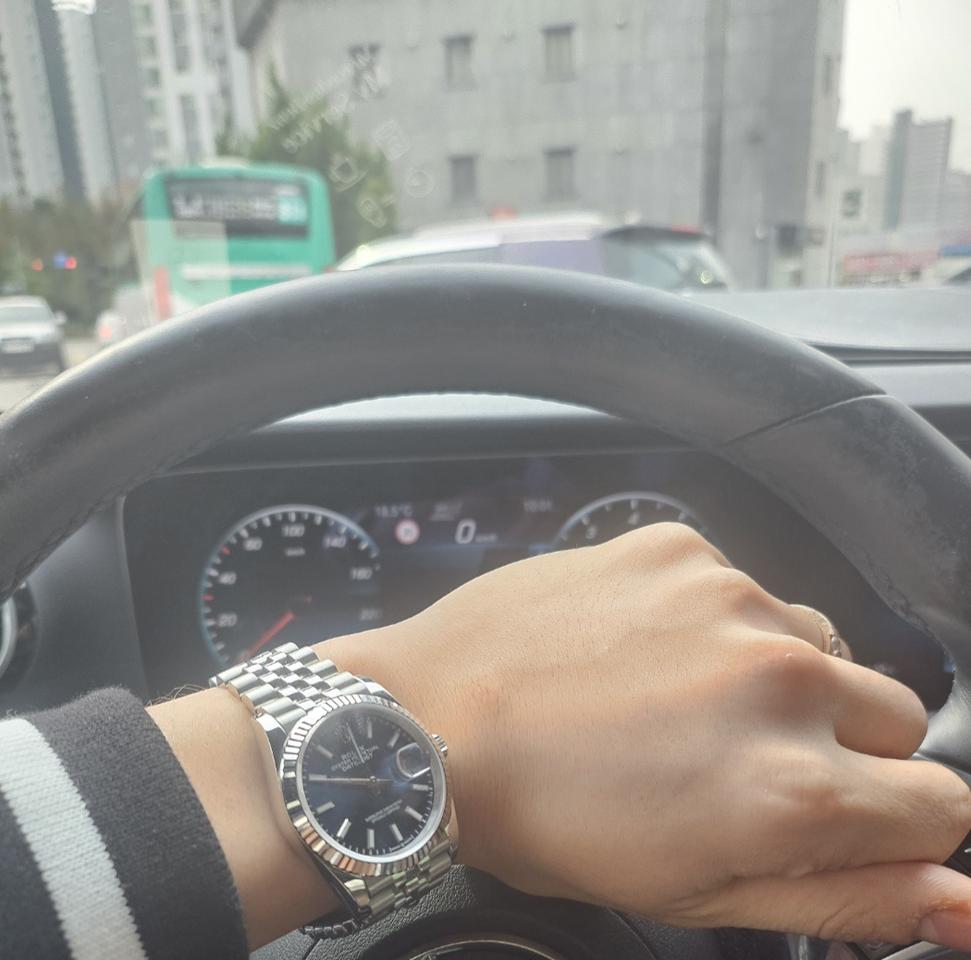 로렉스 데이저스트 36mm 청판 풀프랭큰