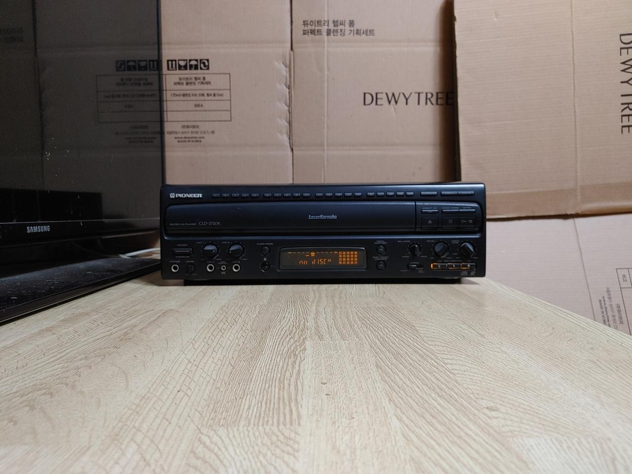 파이오니아 LD 플레이어 CLD 2720K 고장품 (오디오 앰프 TV