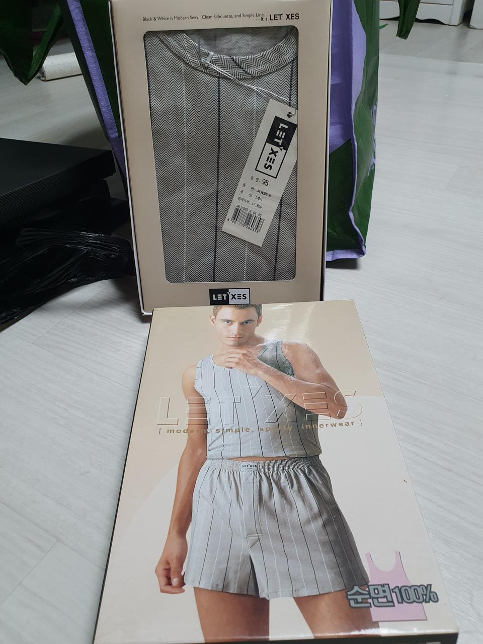 라보라 레쎄스 남성 런닝 트렁크세트 100사이즈 면100% 국내산