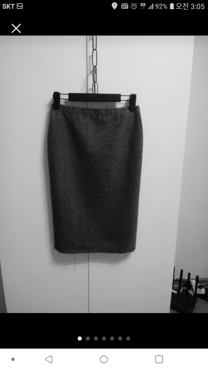 (이태리 수입의류/2컬러/울소재)여성 겨울 미디치마/여자 고급스커트